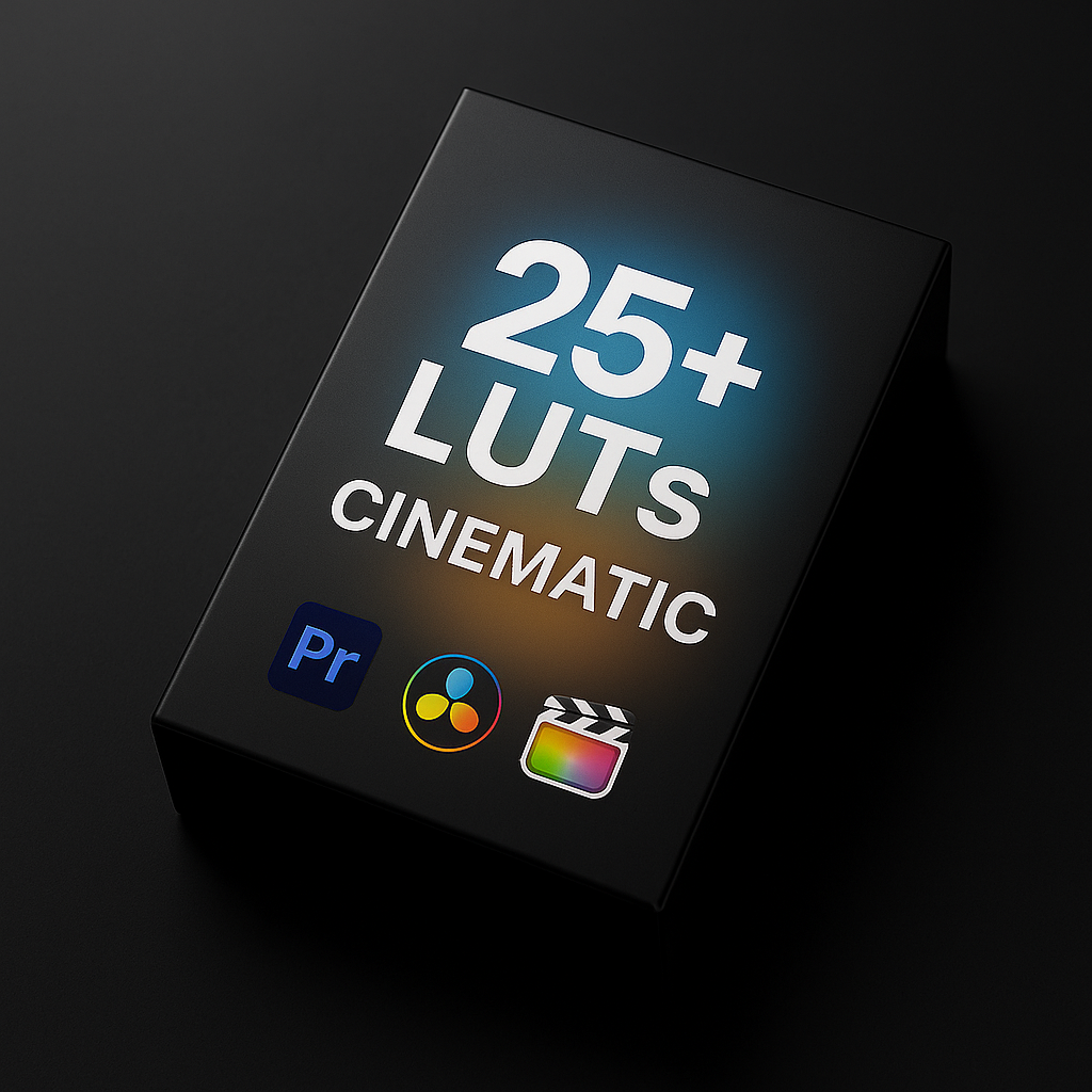 🎬 Cinematic LUTs Pack — 25+ Professional Looks for Instant Impact