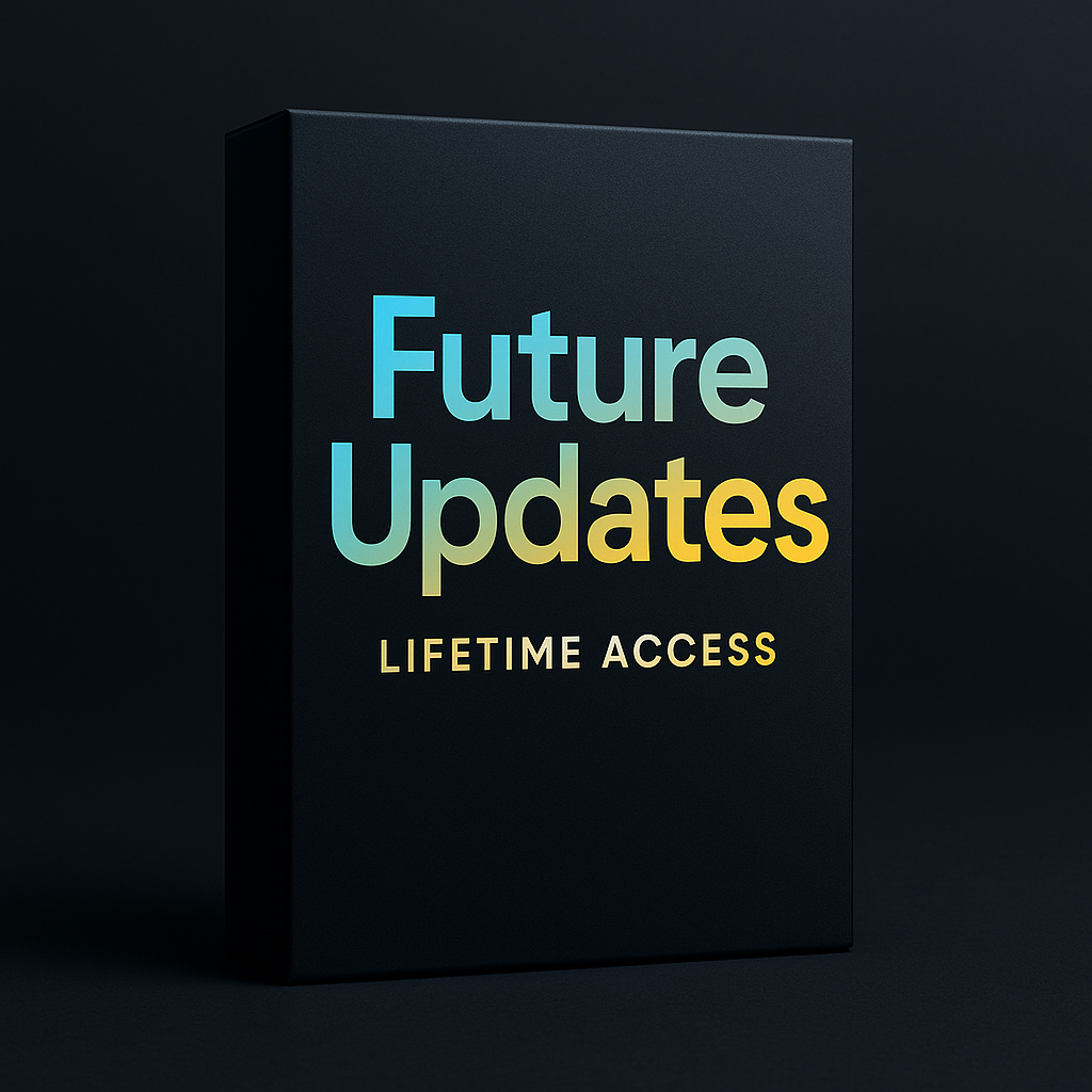 Lifetime access - Future Updates