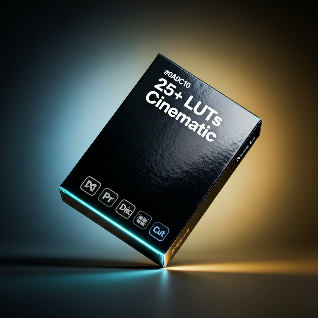 🎬 Cinematic LUTs Pack — 25+ Professional Looks for Instant Impact